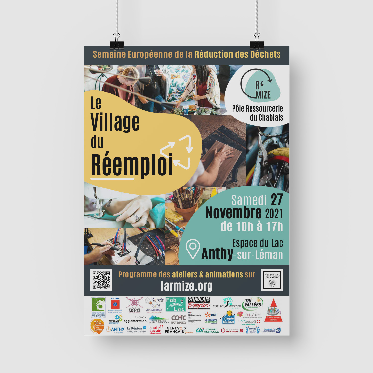 Affiche, Village du Réemploi - La R’mize